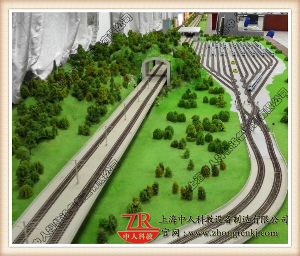 都会轨道交通旌旗灯号节制及经营操持仿实在训体系沙盘台体