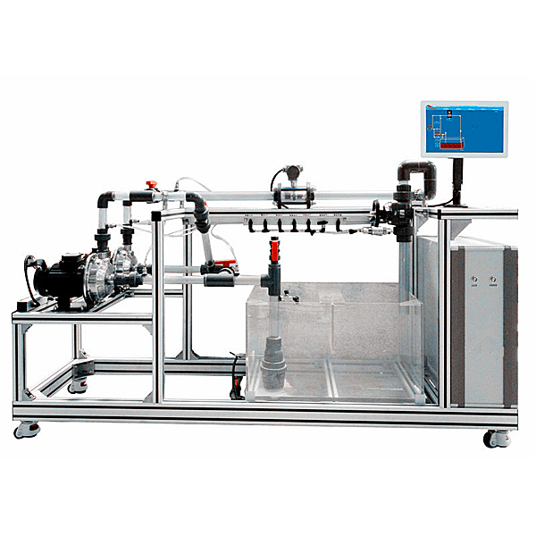 串并联离心泵机能测试尝试台(图1) 串并联离心泵功效丈量尝试尝试台,电动车电源变更尝试拆卸