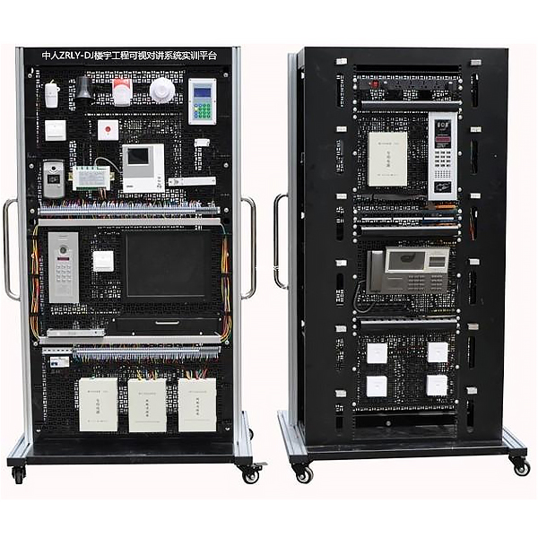 楼宇工程可视对讲体系实训平台,可视对讲门禁实训装配