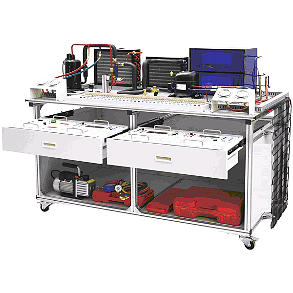 古代制冷与空调体系实训拆卸(图1) 古代制冷与空调体系尝试拆卸,机器创意拼接组装调集尝试台