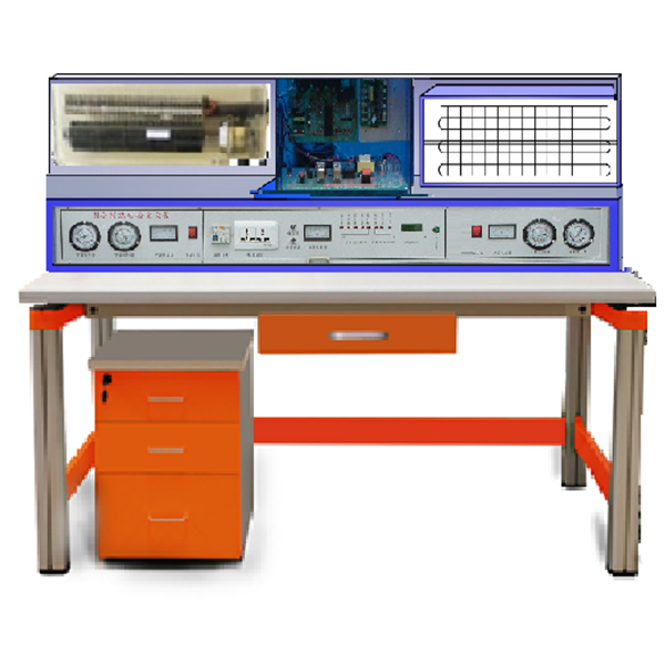 变频热泵空调尝试装配,变频热泵空调实训平台