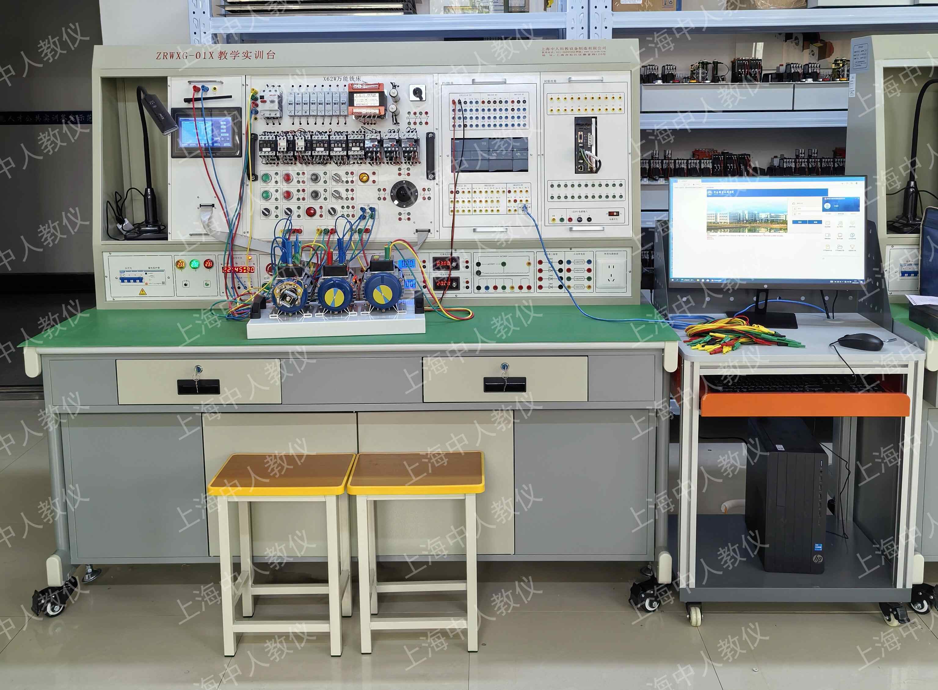 河南职业手艺学院电机类实训室(图1)